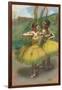 Dancers with Yellow Dresses; Danseuses Jupes Jaunes, C.1896-Edgar Degas-Framed Giclee Print