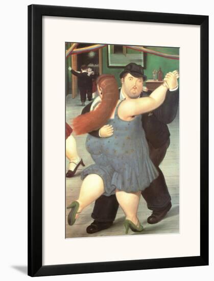 Dancers-Fernando Botero-Framed Art Print