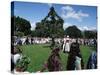 Dances Around the Maypole, Midsummer Festival, Sweden, Scandinavia-Adina Tovy-Stretched Canvas