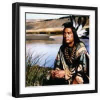Dances with Wolves 1990 Directed by Kevin Costner Graham Greene-null-Framed Photo