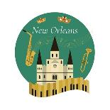 Welcome to New Orleans - St Louis Cathedral-danceyourlife-Framed Art Print