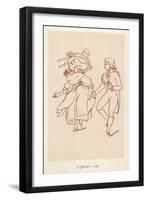 Dancing a Cotillion 1788-John Ashton-Framed Art Print