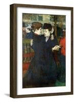 Dancing a Valse-Henri de Toulouse-Lautrec-Framed Art Print