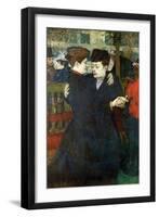 Dancing a Valse-Henri de Toulouse-Lautrec-Framed Art Print