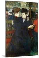 Dancing a Valse-Henri de Toulouse-Lautrec-Mounted Art Print