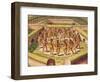 Dancing around a Captive before the Hut Containing the Tamerkas or Idols-Theodore de Bry-Framed Giclee Print