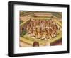 Dancing around a Captive before the Hut Containing the Tamerkas or Idols-Theodore de Bry-Framed Giclee Print