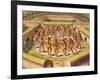 Dancing around a Captive before the Hut Containing the Tamerkas or Idols-Theodore de Bry-Framed Giclee Print