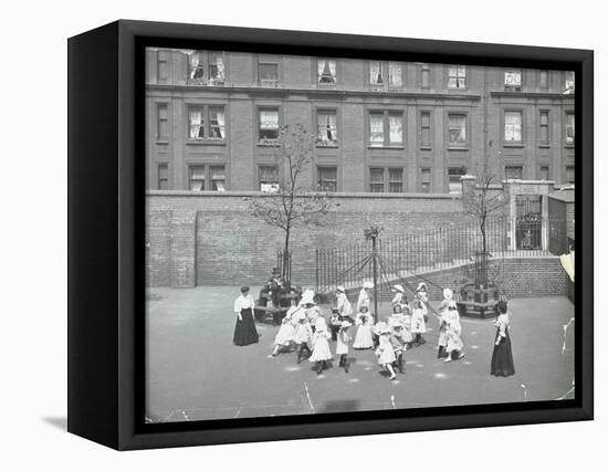 Dancing around the Maypole, Hugh Myddelton School, Finsbury, London, 1906-null-Framed Stretched Canvas