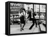 Dancing at Piccadilly Circus-Associated Newspapers-Framed Stretched Canvas