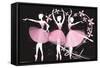 Dancing Ballerinas-Trends International-Framed Stretched Canvas