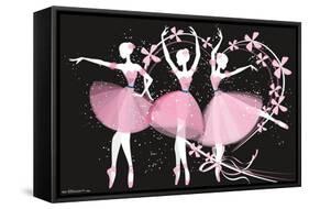 Dancing Ballerinas-Trends International-Framed Stretched Canvas