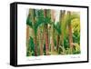 Dancing Bamboo-Maureen Love-Framed Stretched Canvas