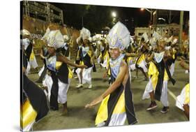 Dancing band at Salvador carnival, Bahia, Brazil, South America-Godong-Stretched Canvas
