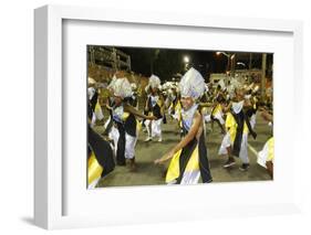 Dancing band at Salvador carnival, Bahia, Brazil, South America-Godong-Framed Photographic Print
