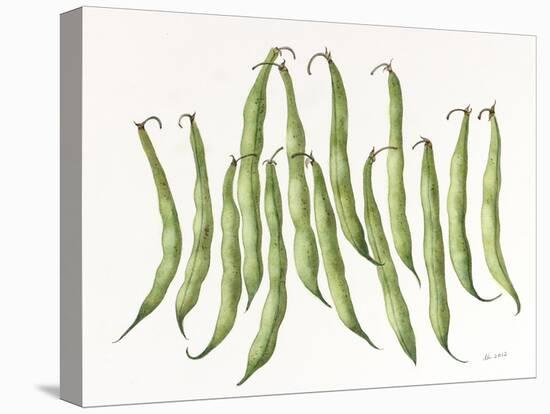 Dancing Beans-Deborah Kopka-Stretched Canvas