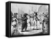 Dancing Bear, 1785-C Knight-Framed Stretched Canvas