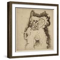 Dancing Bear, Printers Proof Prior to Aquatint-Thomas MacGregor-Framed Giclee Print