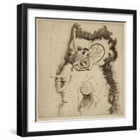 Dancing Bear, Printers Proof Prior to Aquatint-Thomas MacGregor-Framed Giclee Print