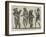 Dancing Bears in India-William Carpenter-Framed Giclee Print