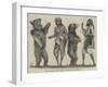 Dancing Bears in India-William Carpenter-Framed Giclee Print