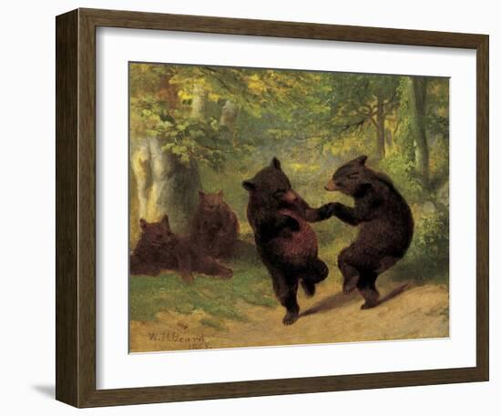 Dancing Bears-William Holbrook Beard-Framed Art Print