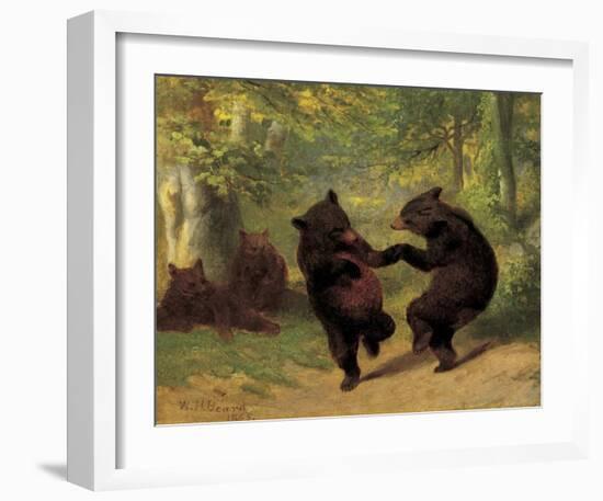 Dancing Bears-William Holbrook Beard-Framed Art Print