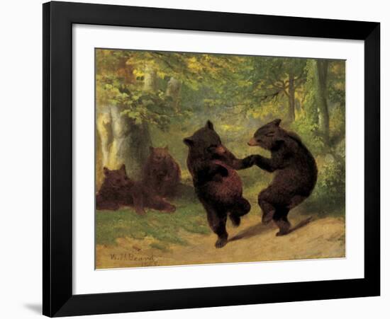 Dancing Bears-William Holbrook Beard-Framed Art Print