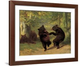 Dancing Bears-William Holbrook Beard-Framed Art Print