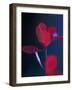 Dancing Blue and Red II-Rita Crane-Framed Art Print