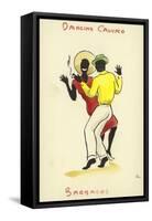 Dancing Calypso, Barbados-null-Framed Stretched Canvas