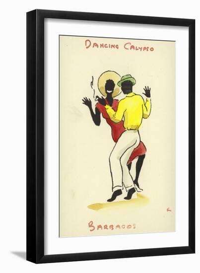 Dancing Calypso, Barbados-null-Framed Giclee Print