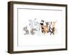 Dancing Cat-Hanna Melin-Framed Giclee Print