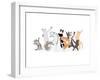 Dancing Cat-Hanna Melin-Framed Giclee Print