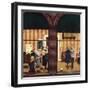 "Dancing Class", May 10, 1952-Stevan Dohanos-Framed Giclee Print