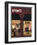 "Dancing Class" Saturday Evening Post Cover, May 10, 1952-Stevan Dohanos-Framed Giclee Print