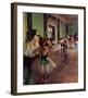 Dancing Class-Edgar Degas-Framed Art Print