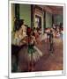 Dancing Class-Edgar Degas-Mounted Art Print