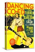 Dancing Co-ed, Lana Turner, Buddy Rich, Artie Shaw, 1939-null-Stretched Canvas