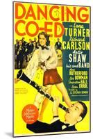 Dancing Co-ed, Lana Turner, Buddy Rich, Artie Shaw, 1939-null-Mounted Art Print