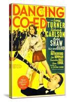 Dancing Co-ed, Lana Turner, Buddy Rich, Artie Shaw, 1939-null-Stretched Canvas