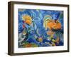 Dancing Cockerel Design-LG Buchanan-Framed Giclee Print