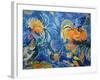 Dancing Cockerel Design-LG Buchanan-Framed Giclee Print