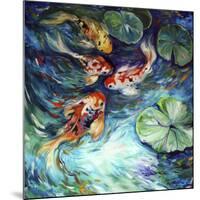 Dancing Colors Koi-Marcia Baldwin-Mounted Art Print