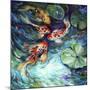 Dancing Colors Koi-Marcia Baldwin-Mounted Art Print