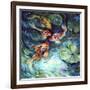 Dancing Colors Koi-Marcia Baldwin-Framed Art Print