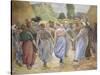 Dancing Countrywomen-Camille Pissarro-Stretched Canvas