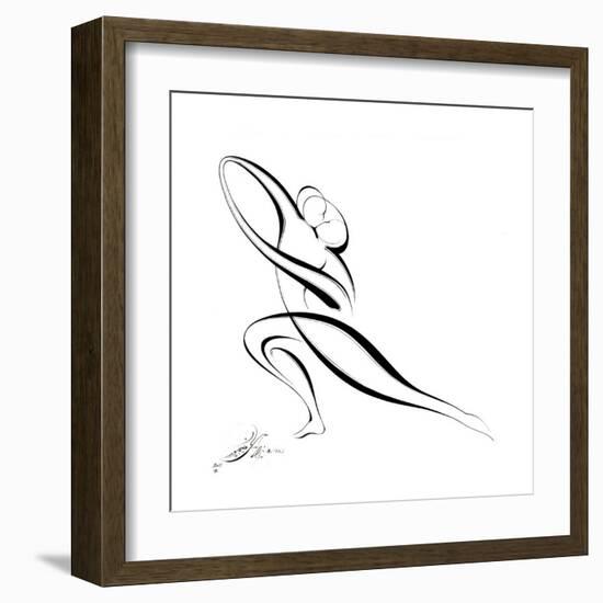 Dancing Couple VII-Alijan Alijanpour-Framed Art Print