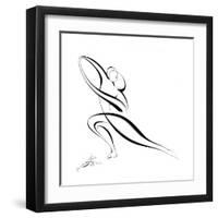 Dancing Couple VII-Alijan Alijanpour-Framed Art Print