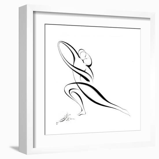 Dancing Couple VII-Alijan Alijanpour-Framed Art Print